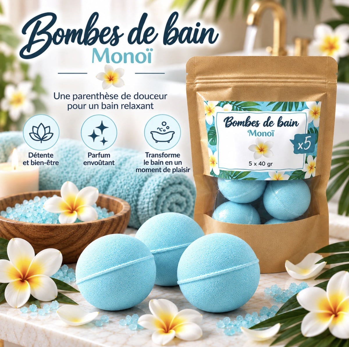 Bombes de bain Monoï🌸