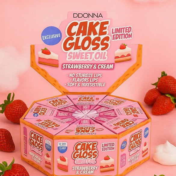 Cake Gloss Sweet Oil DDONNA – Strawberry & Cream 🍓