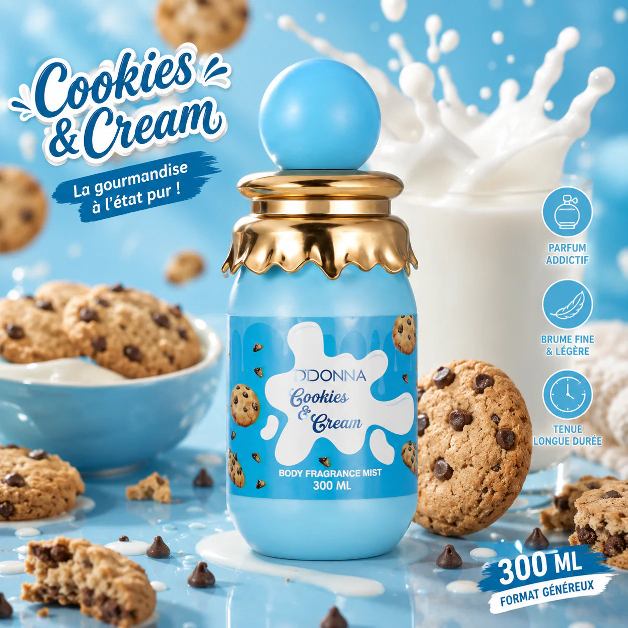 Brume Gourmande Cookies & Cream 300ml