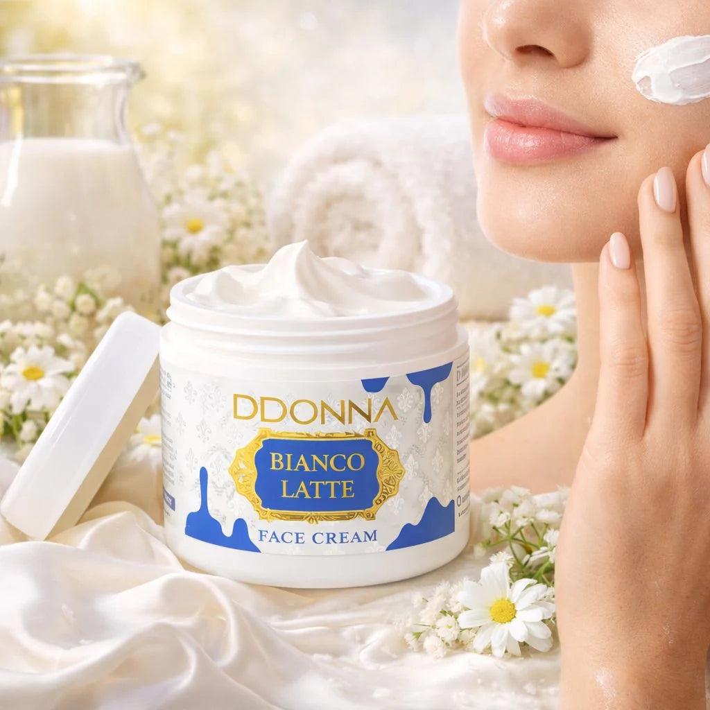 🥛 Crème visage Bianco Latte – Hydratation gourmande 115G