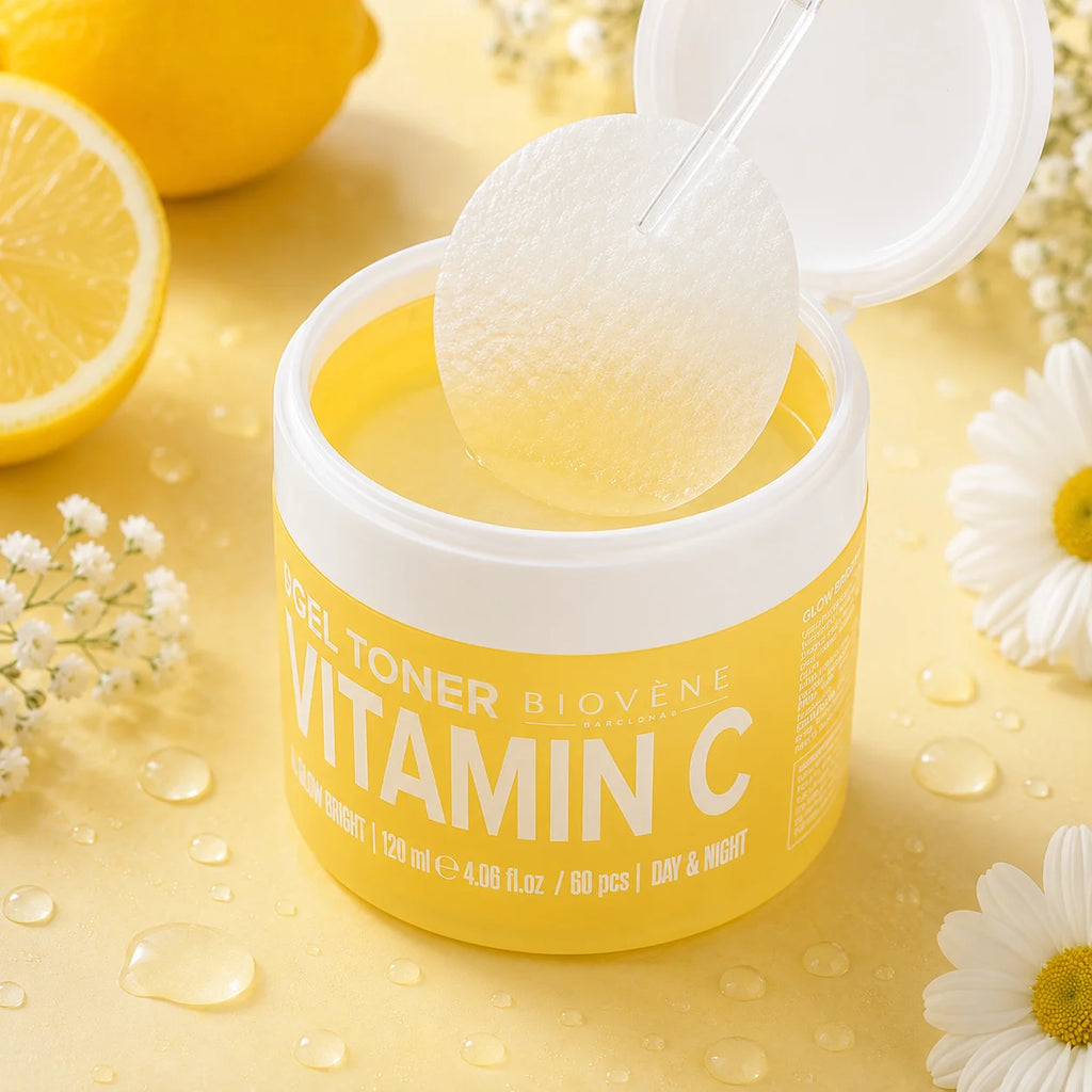 Disques Toniques Illuminateurs à la Vitamine C – 60 Pads - Biovene Barcelona