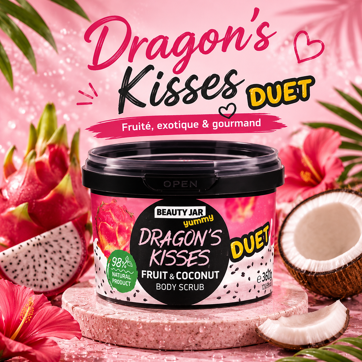 Gommage corporel Beauty Jar DRAGON'S KISSES 360 g