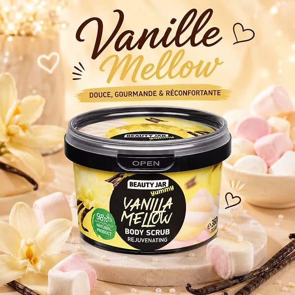 Gommage corporel Beauty Jar VANILLA MELLOW 360g