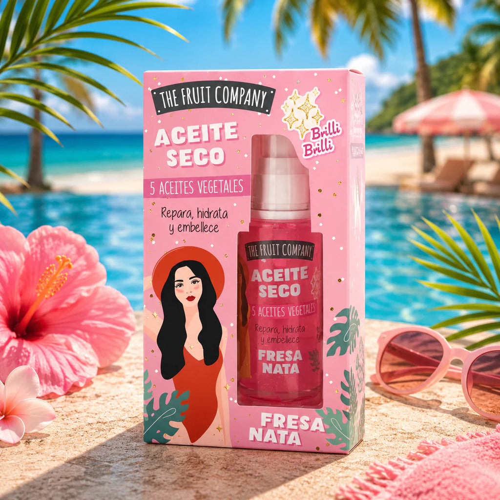 Huile Sèche Scintillante Fraise Chantilly 50ML