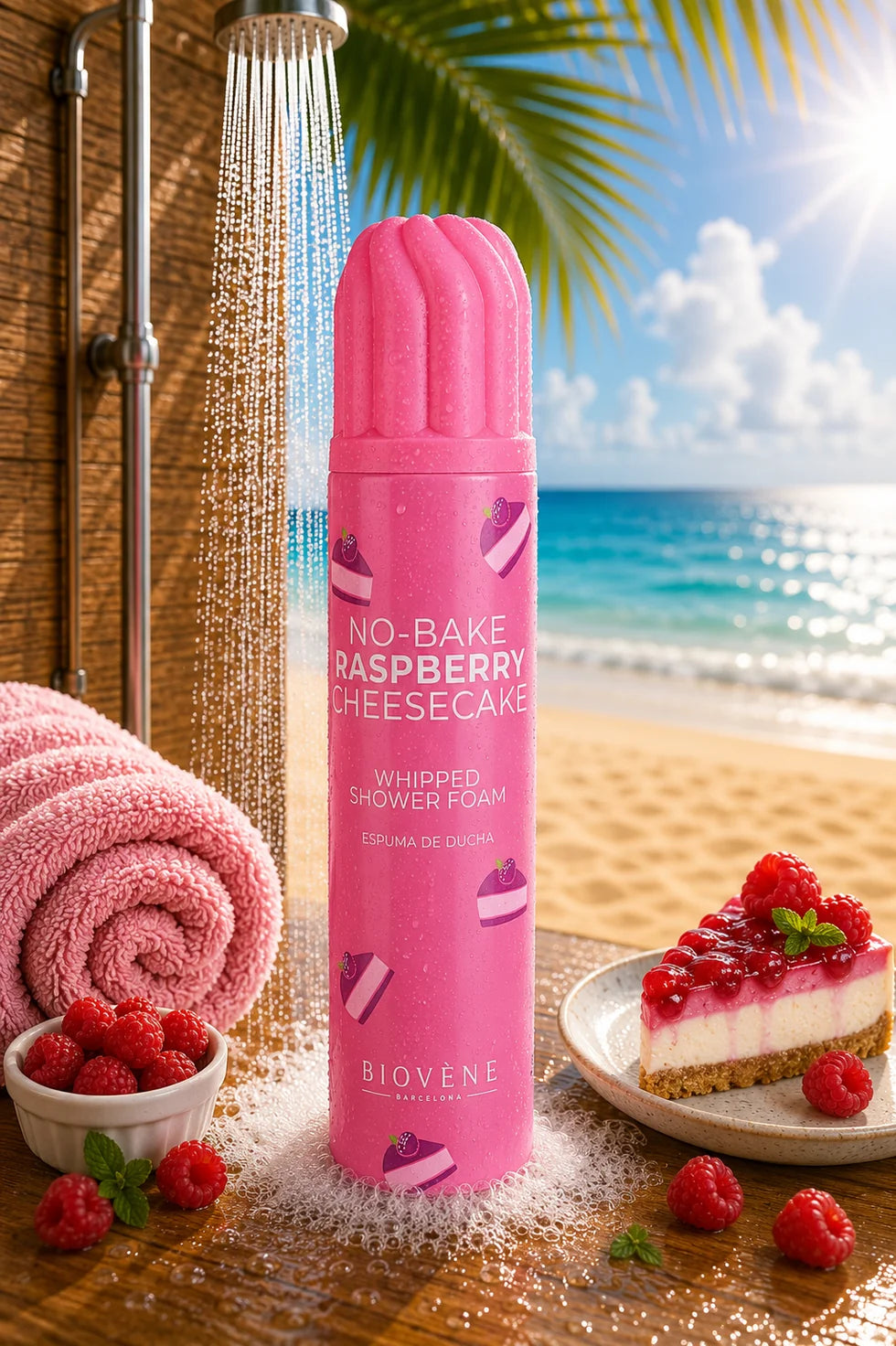 🫧 Mousse Douche 250ML Biovène – Une douche ultra gourmande 🍓🍋