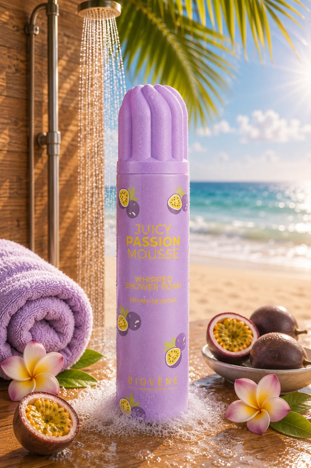 🫧 Mousse Douche 250ML Biovène – Une douche ultra gourmande 🍓🍋