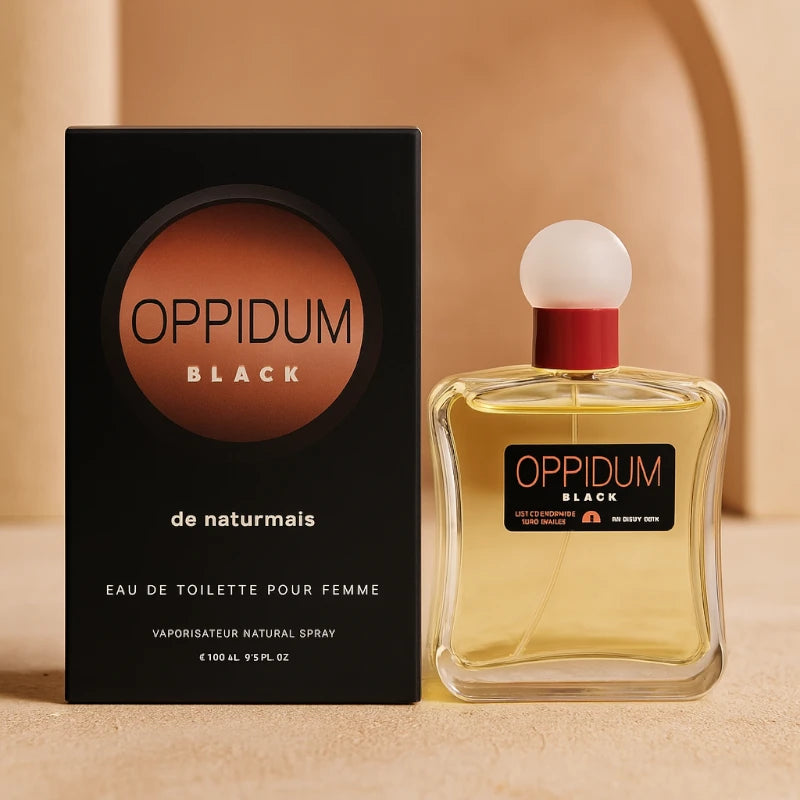 Eau de Toilette Femme Oppidum Black – Naturmais – Fabriquée en Espagne