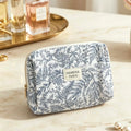 Trousse de maquillage en coton à motif