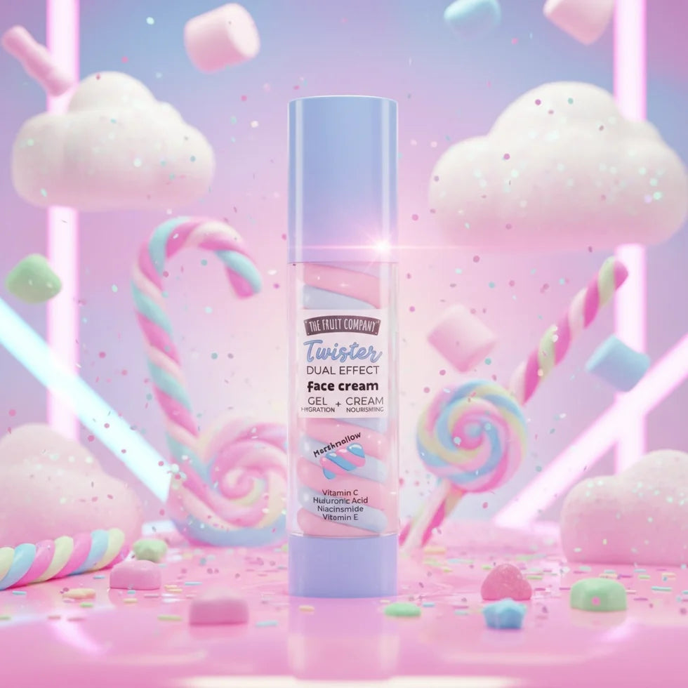 Crème visage twister marshmallow 2-en-1 Gel & Crème - The fruit company 50G