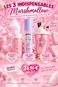 🍭Les 3 indispensables Marshmallow- Routine beauté gourmande💖