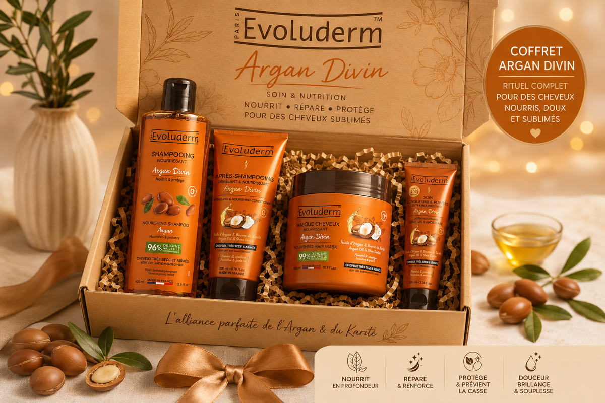 Coffret Argan Divin- Le rituel complet pour des cheveux sublimés.✨