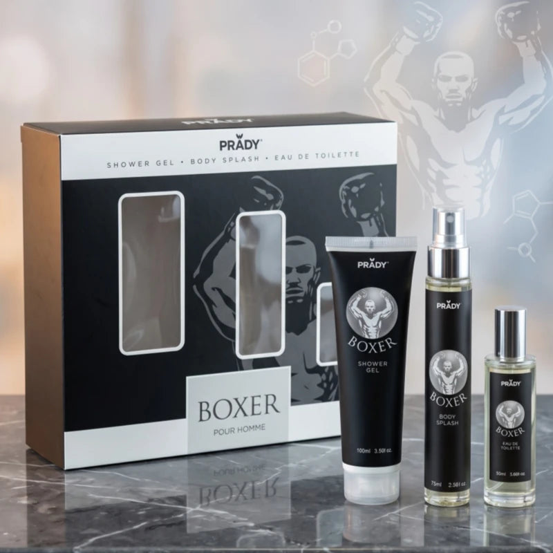 Coffrets Cadeaux Homme 3 Pièces “Boxer” – Prady Parfums 💥👔✨