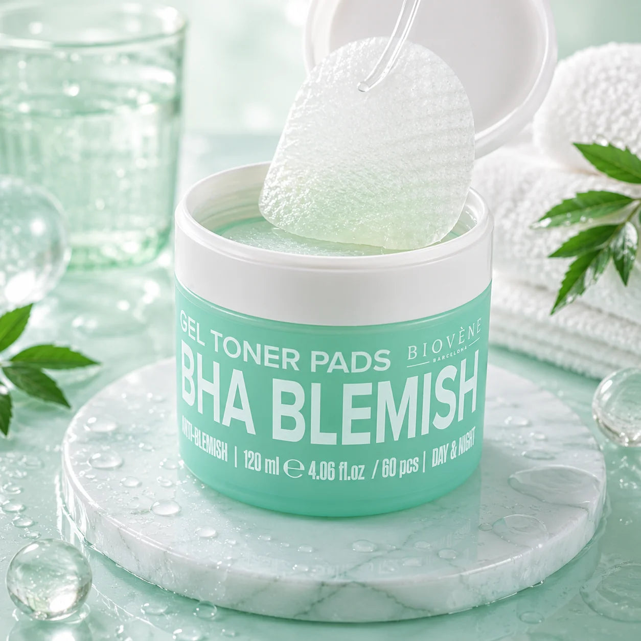 Disques Toniques Purifiants Anti-Imperfections – 60 Pads - Biovene Barcelona