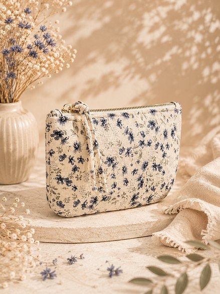 Pochette fleurie