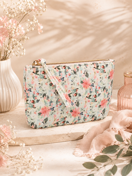 Pochette fleurie