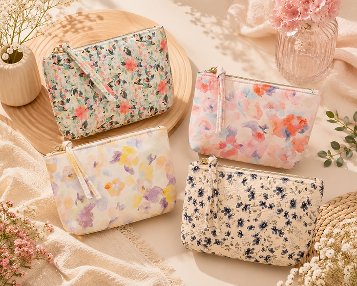 Pochette fleurie